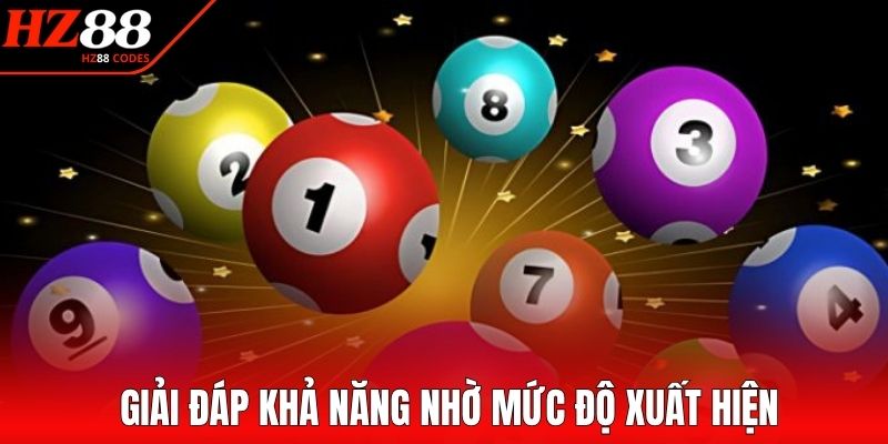 Giải đáp khả năng nhờ mức độ xuất hiện